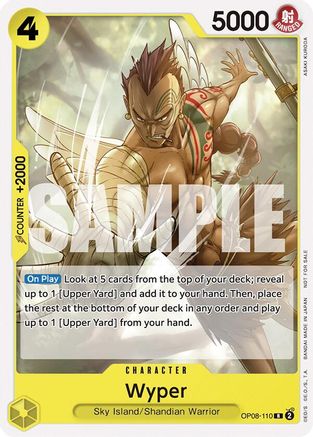 Wyper (Tournament Pack 2025 Vol. 2) (OP08-110) [One Piece Promotion Cards] One Piece Single Bandai