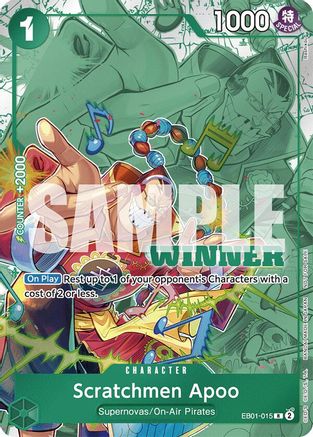 Scratchmen Apoo (Winner Pack 2025 Vol. 2) (EB01-015) [One Piece Promotion Cards] Foil One Piece Single Bandai