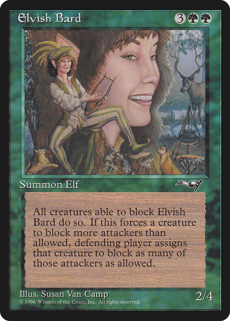 Elvish Bard (ALL-087) [Alliances] MTG Single Wizards of the Coast