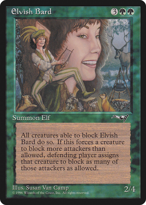 Elvish Bard (ALL-087) [Alliances] MTG Single Wizards of the Coast