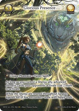 Glorious Presence (196) [Abyssal Heaven] Foil Grand Archive Single Weebs of the Shore
