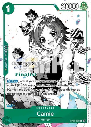 Camie (Championship 2024 Finalist Card Set Vol. 2) (OP06-025) [One Piece Promotion Cards] Foil One Piece Single Bandai