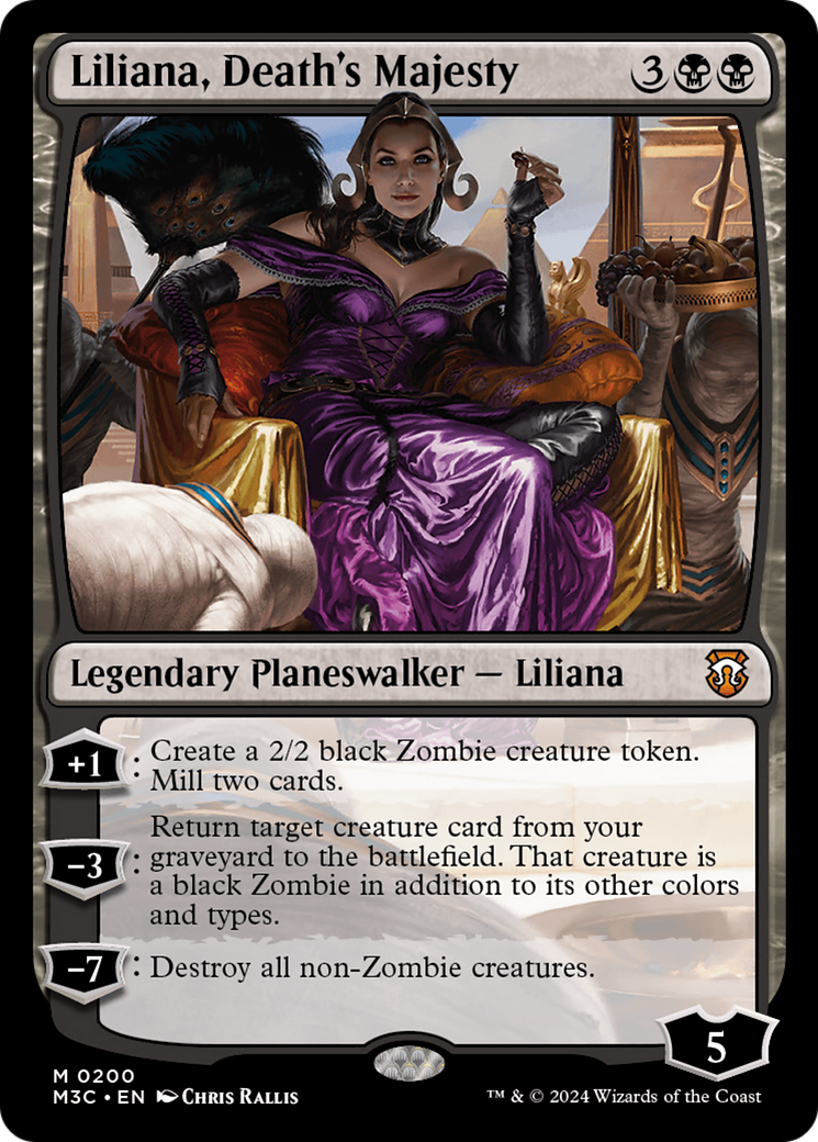 Liliana, Death's Majesty (M3C-200) [Modern Horizons 3 Commander] MTG Single Wizards of the Coast
