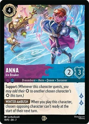 Anna - Ice Breaker (19) [Disney Lorcana Promo Cards] Cold Foil Lorcana Single Disney