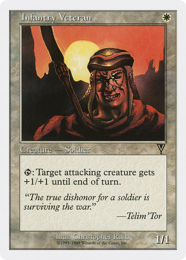 Infantry Veteran (BRB-034) [Misc] Battle Royale Box Set MTG Single Wizards of the Coast