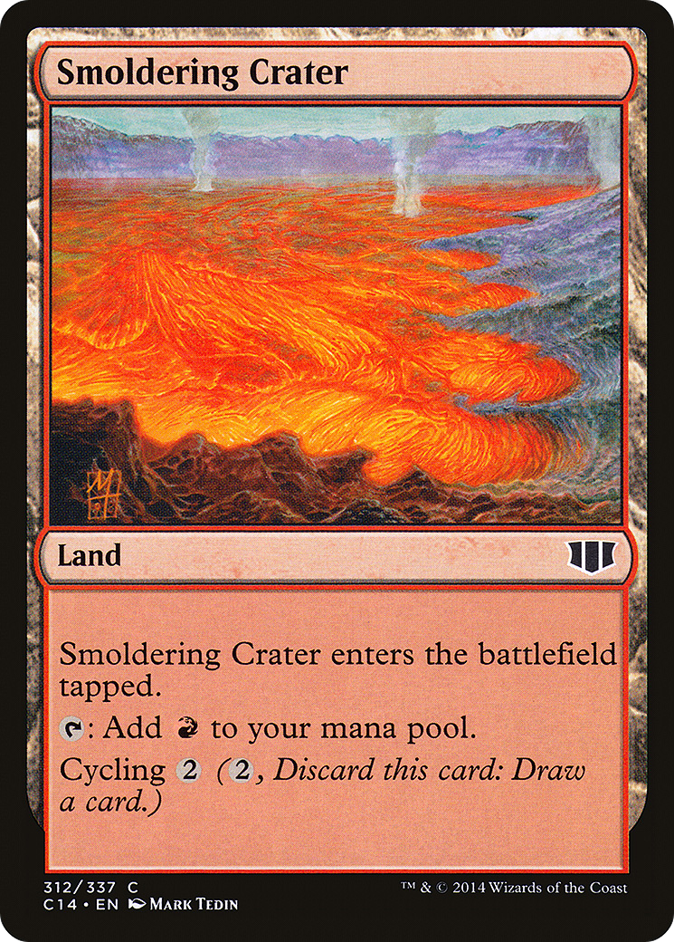 Smoldering Crater (C14-312) [Commander 2014] MTG Single Wizards of the Coast
