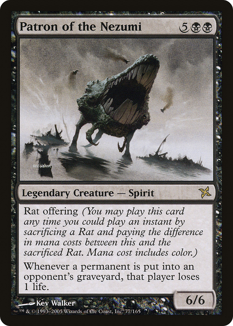 Patron of the Nezumi (BOK-077) [Betrayers of Kamigawa] MTG Single Wizards of the Coast