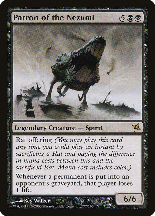 Patron of the Nezumi (BOK-077) [Betrayers of Kamigawa] MTG Single Wizards of the Coast