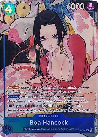 Boa Hancock (Illustration Box Vol.1) (ST17-004) [One Piece Promotion Cards] Foil One Piece Single Bandai