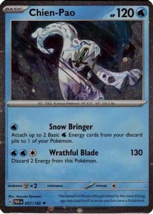 Chien-Pao - 057/182 (Cosmos Holo) Holofoil [Misc: Cards & Products] Pokemon Single Pokémon