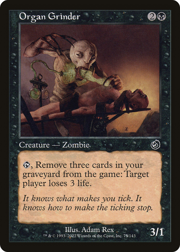 Organ Grinder (TOR-075) [Torment] MTG Single Wizards of the Coast