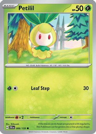Petilil 006/159 [SV: Journey Together] Pokemon Single Pokémon