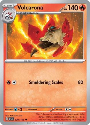 Volcarona (29) [SV: Journey Together] Pokemon Single Pokémon