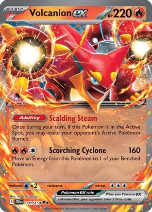 Volcanion ex - 031/159 Holofoil [SV: Journey Together] Pokemon Single Pokémon