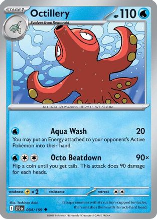 Octillery (34) [SV: Journey Together] Pokemon Single Pokémon