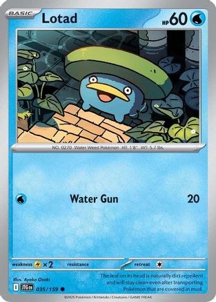 Lotad (35) Reverse Holofoil [SV: Journey Together] Pokemon Single Pokémon