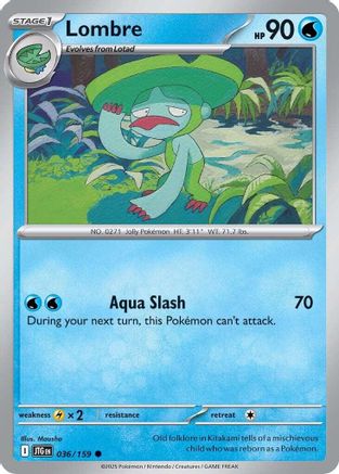 Lombre (36) [SV: Journey Together] Pokemon Single Pokémon