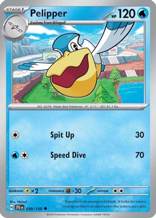 Pelipper (39) [SV: Journey Together] Pokemon Single Pokémon