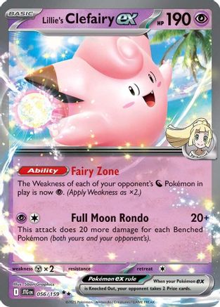 Lillie's Clefairy ex - 056/159 Holofoil [SV: Journey Together] Pokemon Single Pokémon