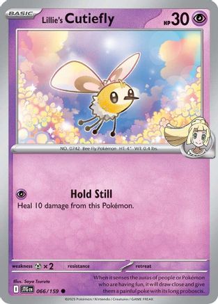 Lillie's Cutiefly (66) Reverse Holofoil [SV: Journey Together] Pokemon Single Pokémon