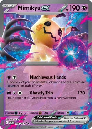 Mimikyu ex (69) Holofoil [SV: Journey Together] Pokemon Single Pokémon