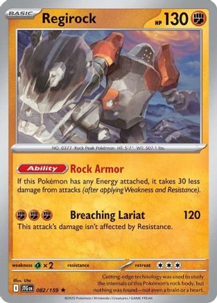 Regirock (82) Holofoil [SV: Journey Together] Pokemon Single Pokémon