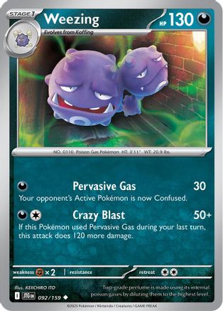 Weezing (92) [SV: Journey Together] Pokemon Single Pokémon