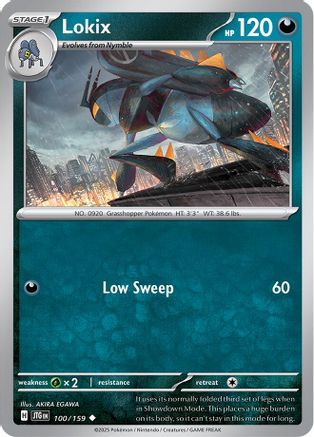 Lokix (100) [SV: Journey Together] Pokemon Single Pokémon