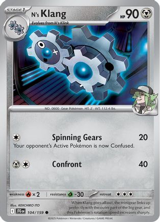 N's Klang (104) [SV: Journey Together] Pokemon Single Pokémon