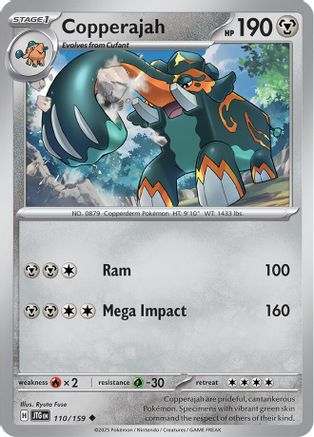 Copperajah (110) Reverse Holofoil [SV: Journey Together] Pokemon Single Pokémon