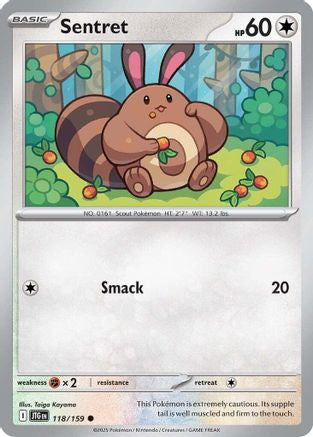 Sentret 118/159 [SV: Journey Together] Pokemon Single Pokémon