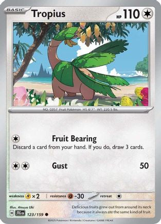 Tropius (123) [SV: Journey Together] Pokemon Single Pokémon