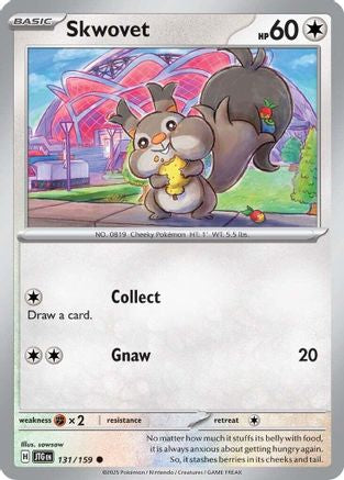 Skwovet (131) [SV: Journey Together] Pokemon Single Pokémon