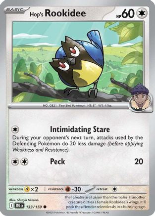 Hop's Rookidee (133) Reverse Holofoil [SV: Journey Together] Pokemon Single Pokémon