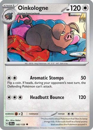 Oinkologne (140) [SV: Journey Together] Pokemon Single Pokémon