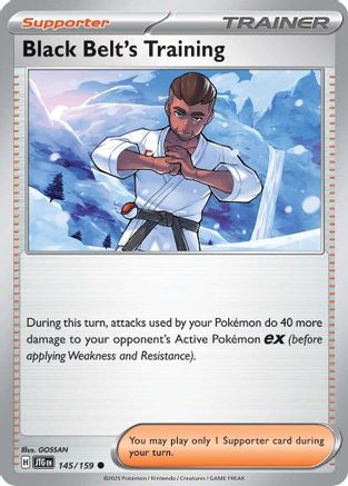 Black Belt's Training - 145/159 [SV: Journey Together] Pokemon Single Pokémon