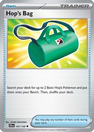 Hop's Bag (147) Reverse Holofoil [SV: Journey Together] Pokemon Single Pokémon