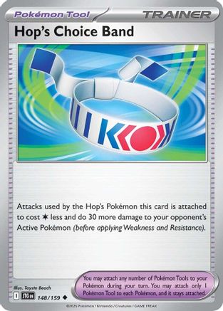 Hop's Choice Band (148) Reverse Holofoil [SV: Journey Together] Pokemon Single Pokémon