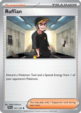 Ruffian - 157/159 Reverse Holofoil [SV: Journey Together] Pokemon Single Pokémon