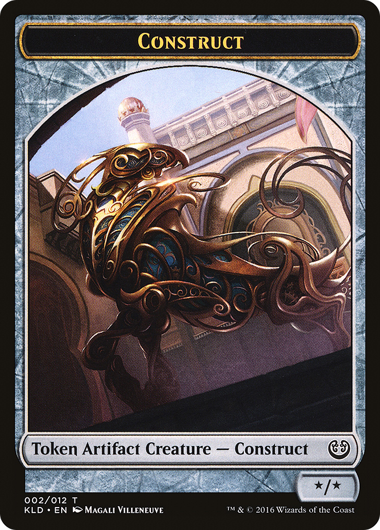 Construct (KLD-002) [Tokens] Kaladesh Tokens MTG Single Wizards of the Coast