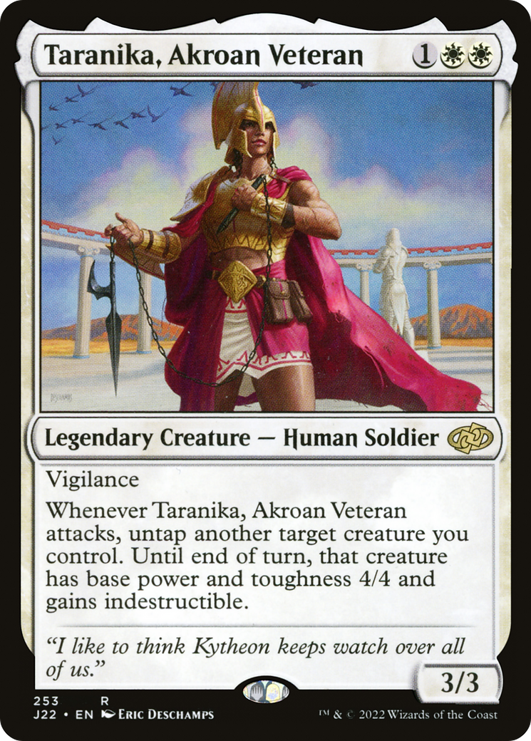 Taranika, Akroan Veteran (J22-253) [Jumpstart 2022] MTG Single Wizards of the Coast