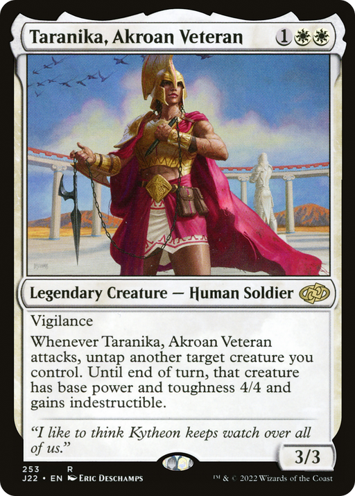 Taranika, Akroan Veteran (J22-253) [Jumpstart 2022] MTG Single Wizards of the Coast