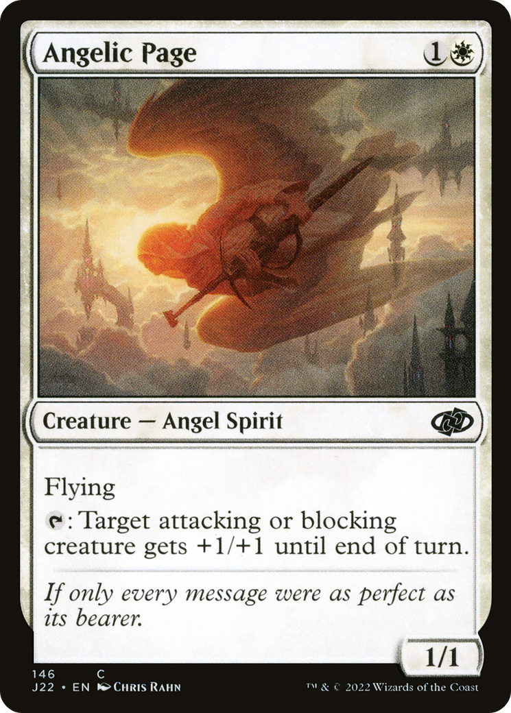 Angelic Page (J22-146) [Jumpstart 2022] MTG Single Wizards of the Coast