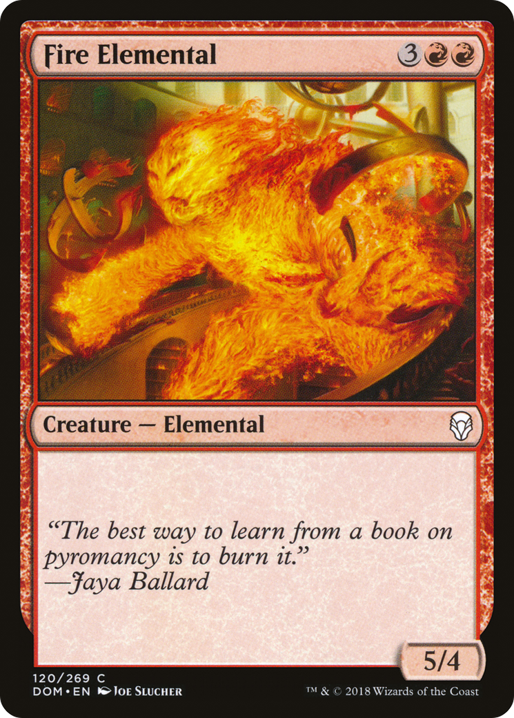 Fire Elemental (DOM-120) [Dominaria] MTG Single Wizards of the Coast