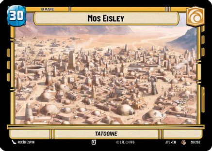 Mos Eisley // Experience (030/262 // T03/T04) [Jump to Lightspeed] Star Wars: Unlimited Single Disney