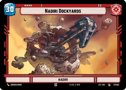 Nadiri Dockyards // TIE Fighter (027/262 // T01/T04) [Jump to Lightspeed] Star Wars: Unlimited Single Disney