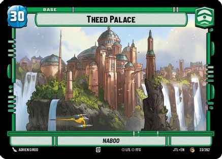 Theed Palace // Experience (023/262 // T03/T04) [Jump to Lightspeed] Star Wars: Unlimited Single Disney