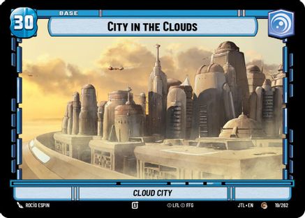 City in the Clouds // Shield (019/262 // T04/T04) [Jump to Lightspeed] Star Wars: Unlimited Single Disney