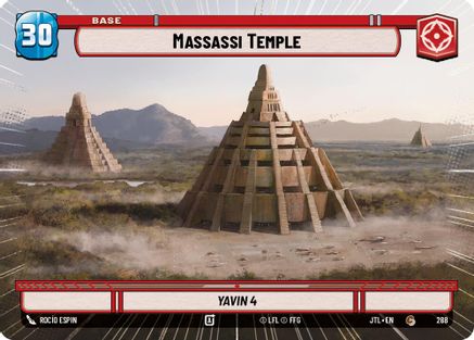 Massassi Temple // TIE Fighter (Hyperspace) (288 // T05) [Jump to Lightspeed] Star Wars: Unlimited Single Disney