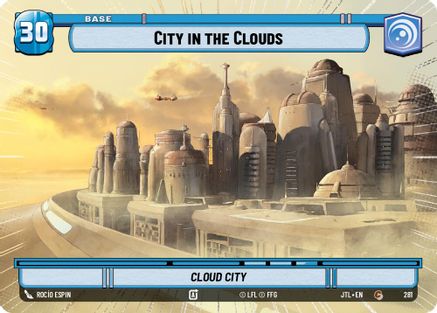 City in the Clouds // X-Wing (Hyperspace) (281 // T06) [Jump to Lightspeed] Star Wars: Unlimited Single Disney
